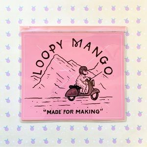 NWOT Loopy Mango Reusable Zip Pouch - Scooter